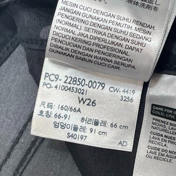 Levis 721 Jeans Womens 2 Black Camouflage High Rise Skinny Ankle 26x27 NWT NEW - Picture 4 of 16